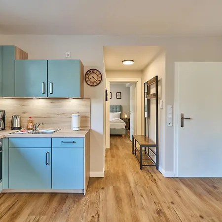 公寓 Haus Strandzeit Nordhafen - App 2 格洛米茨